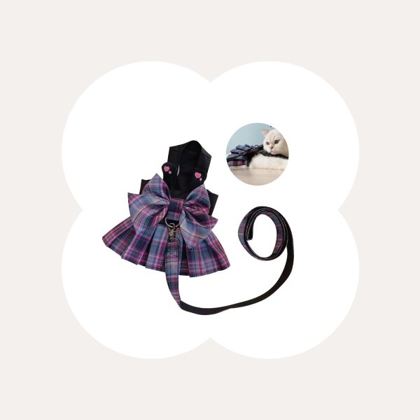 Purple JK Skirt Pet Harness Cheap