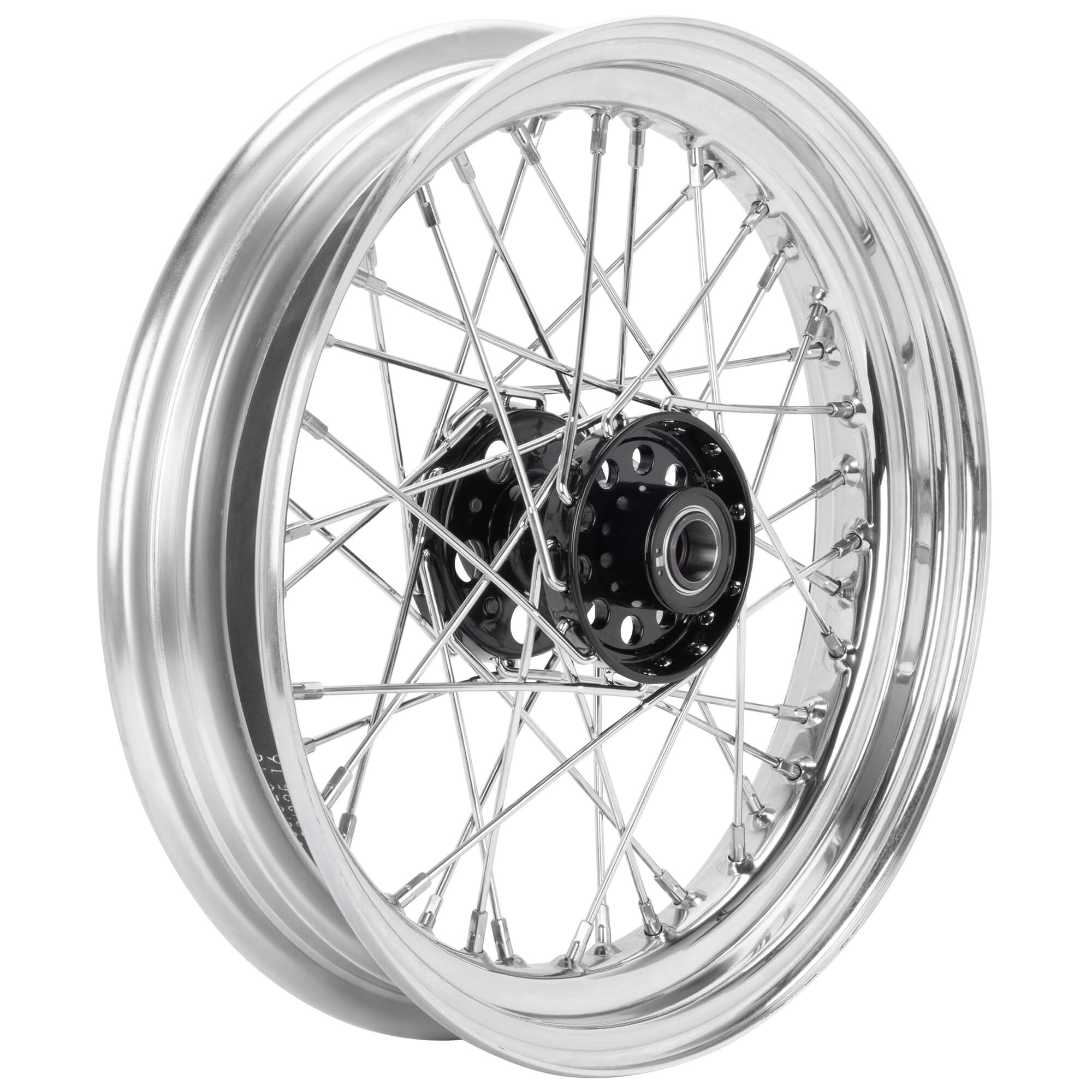 16 x 3 Front Rear Black Star Hub Wheel 1941-1966 Harley-Davidson FL 1937-1948 UL 1936-1940 EL Hot on Sale