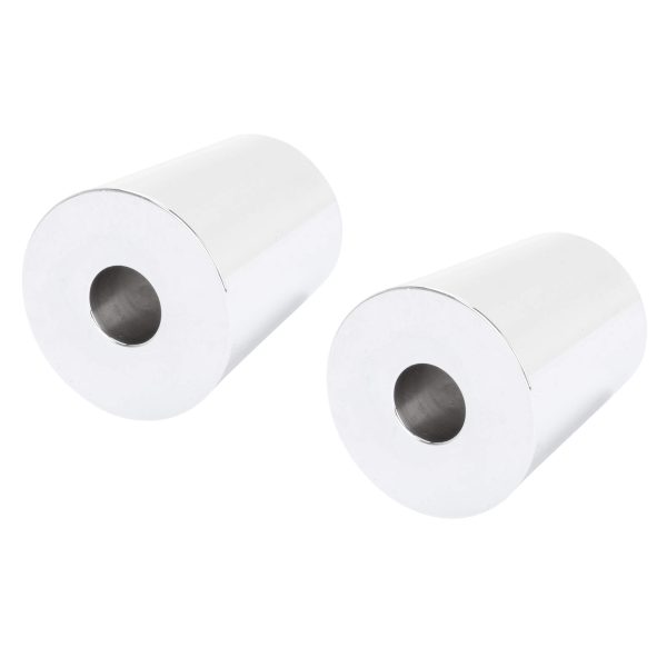 Tapered T-Bar Extensions - 1.5  High 1  Handlebars -  Chrome Online - Image 3