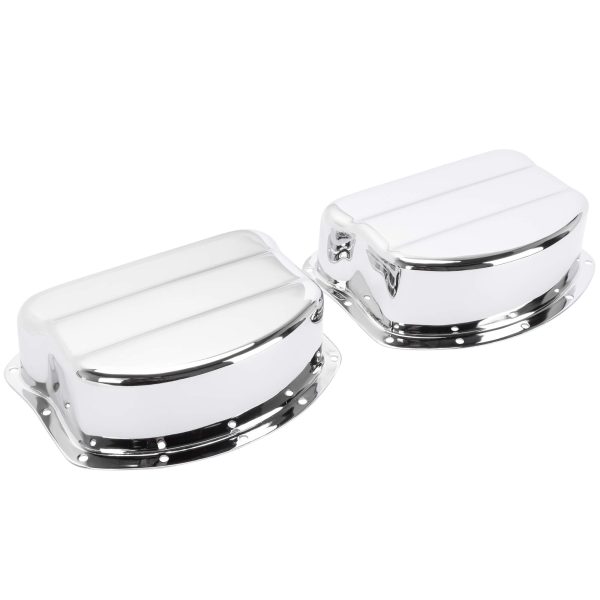 Rocker Box Covers - Chrome - 1948-65 Harley-Davidson Panhead Supply - Image 2