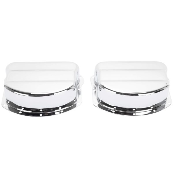 Rocker Box Covers - Chrome - 1948-65 Harley-Davidson Panhead Supply