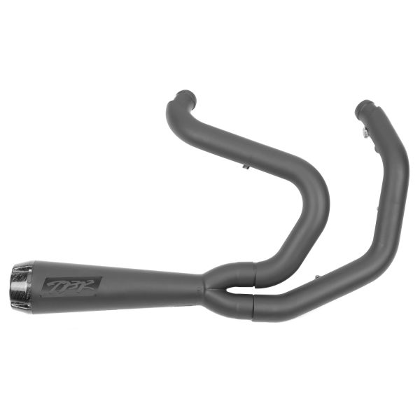 Comp-S 2 into 1 Exhaust System - Black - 2004-2013 Harley-Davidson Sportster For Discount