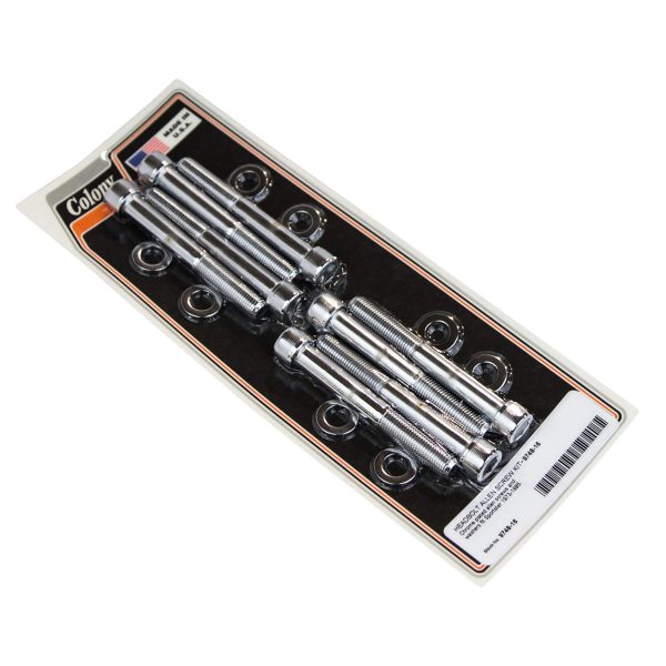 #9748-16 Head Bolt Allen Screw Kit 1973-1985 Harley-Davidson Sportster - Chrome Plated Supply